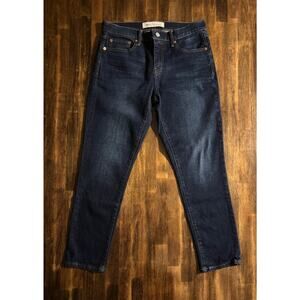 Gap Women’s 28 Jeans Best Girlfriend Mid Rise 26" Inseam Slim Straight Denim